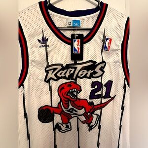 NWT Marcus Camby White Toronto Raptors Hardwood Classics 1997 Swingman Jersey